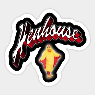 Henhouse with Chicken Sticker